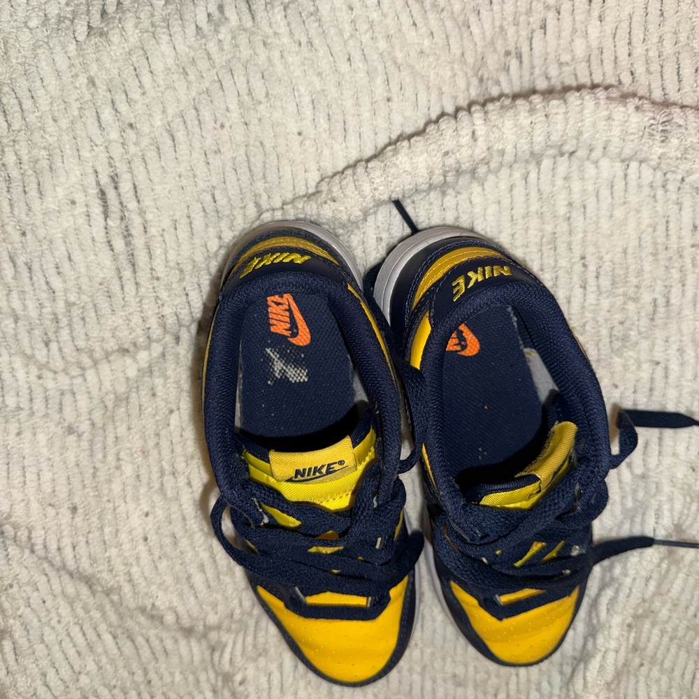 Nike Vibrant Yellow and Blue Sneakers for Everyday Comfort